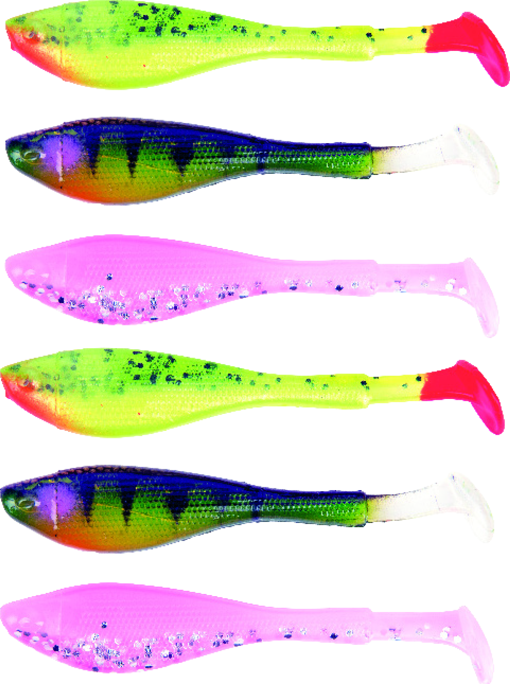 Mini Fry UV Mixed Colour Pack 3 7cm