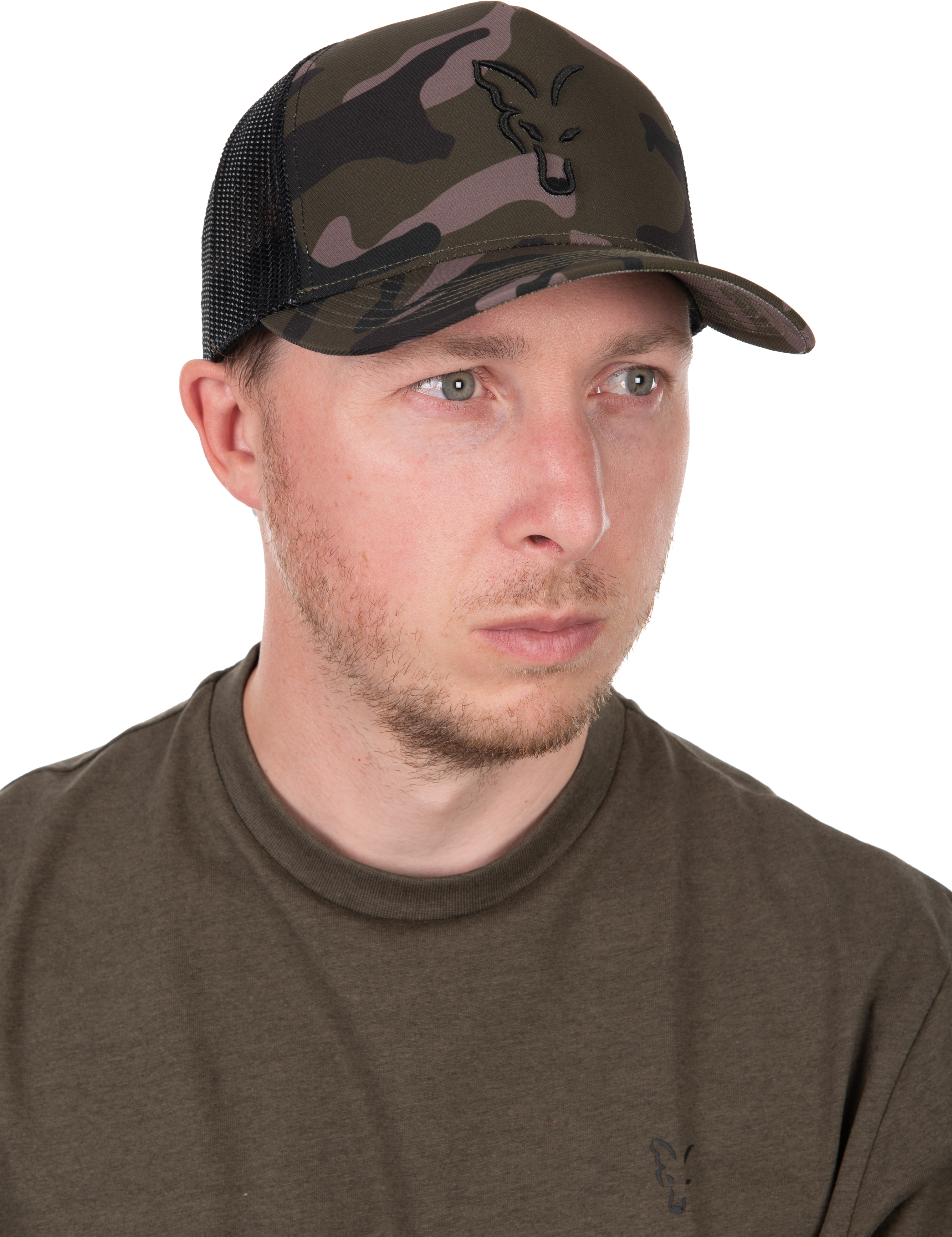 Black Camo Trucker