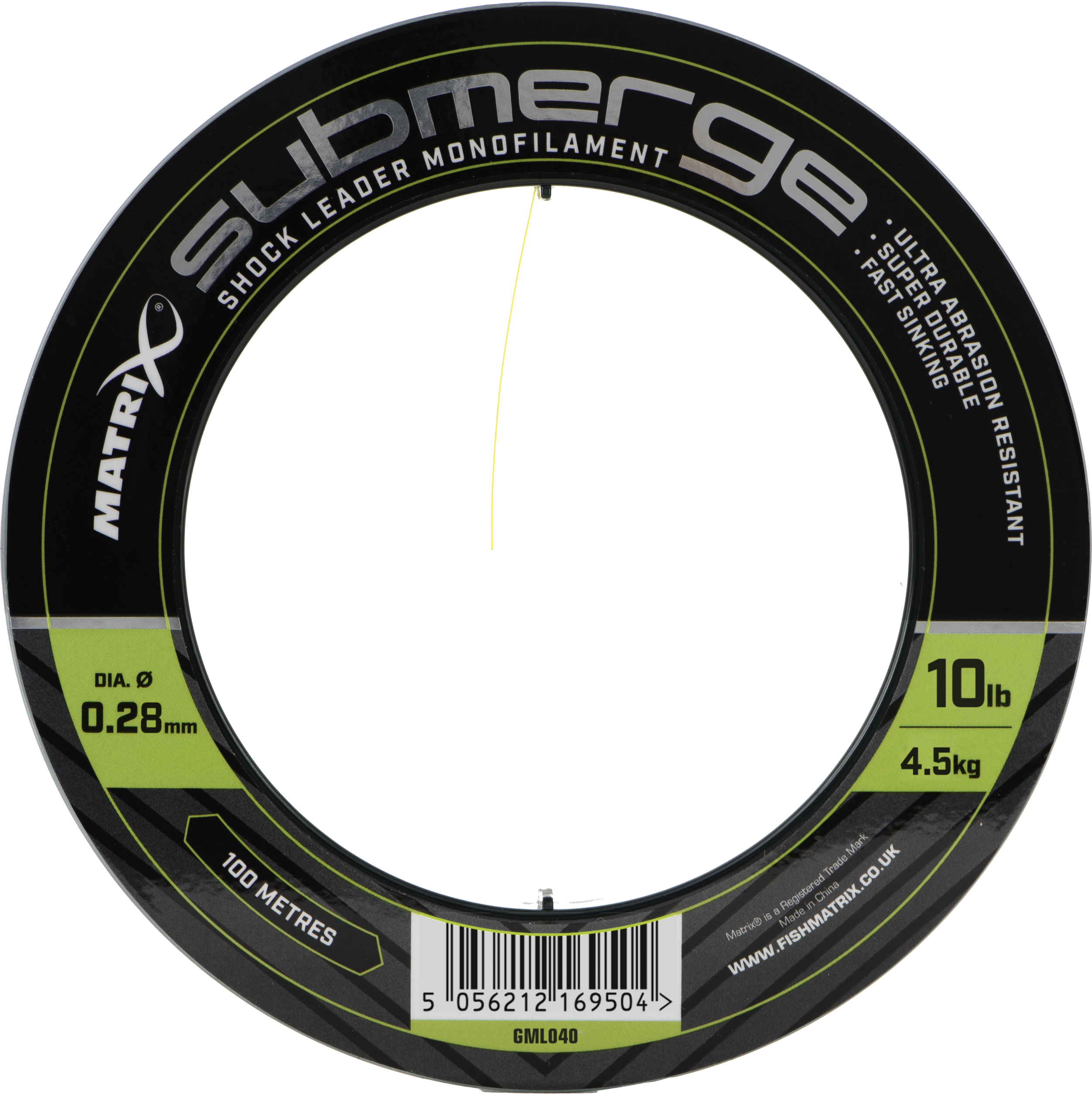 Submerge Shock Leader Monofilament 10lb 4.5kg 0.28mm 100m