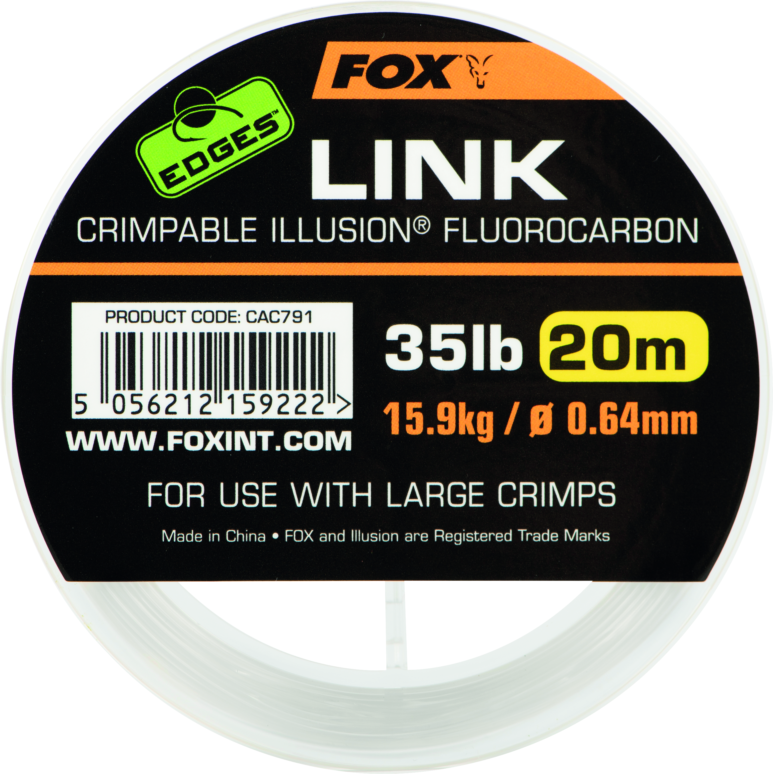 Edges Link Illusion Fluorocarbon 0.64mm 35lb 20m