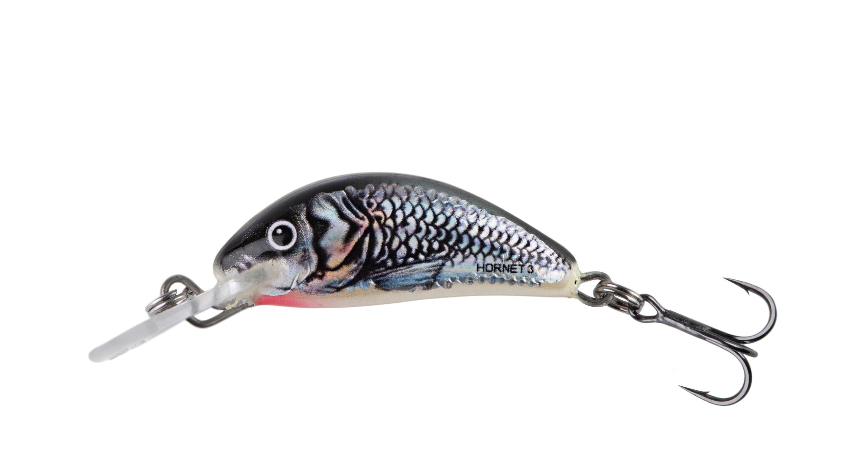 Vobler scufundător Hornet 2.5cm Sinking Holographic Grey Shiner