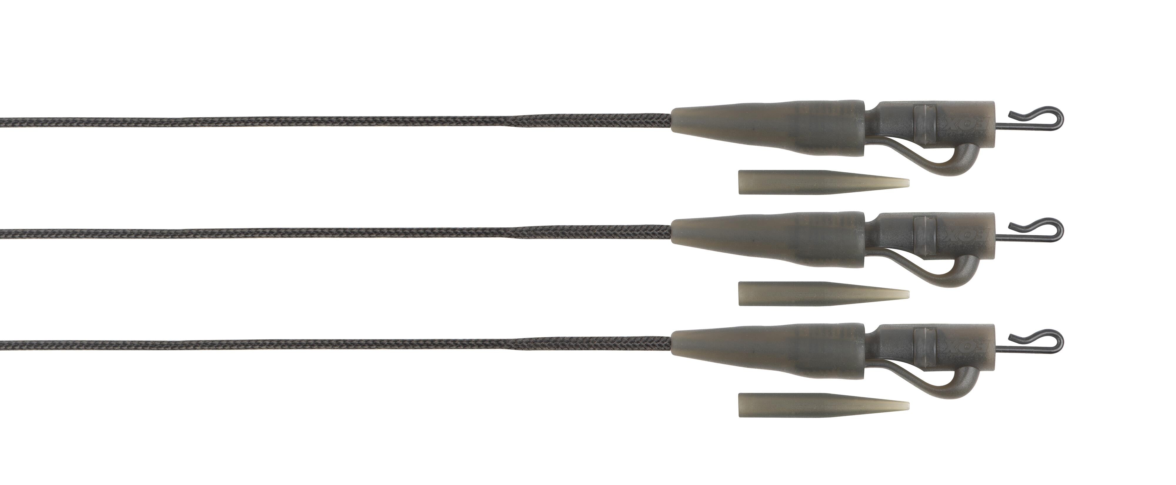 Edges Naturals 50lb Leadcore Lead Clip Leaders 3pcs