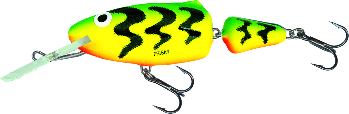 Frisky Deep Runner Floating 7cm Green Tiger