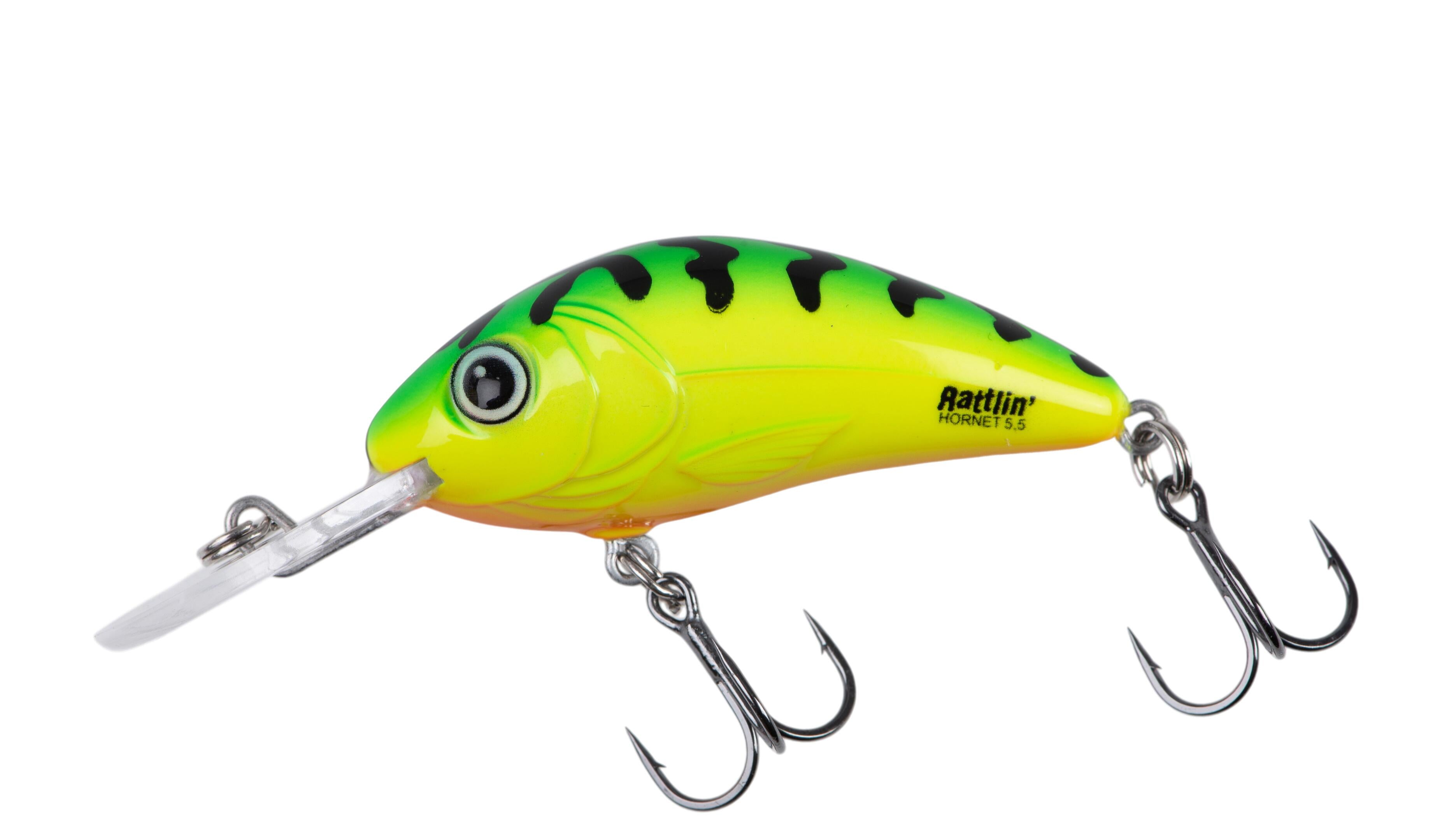 Vobler plutitor Rattlin' Hornet 5.5cm Floating Green Tiger