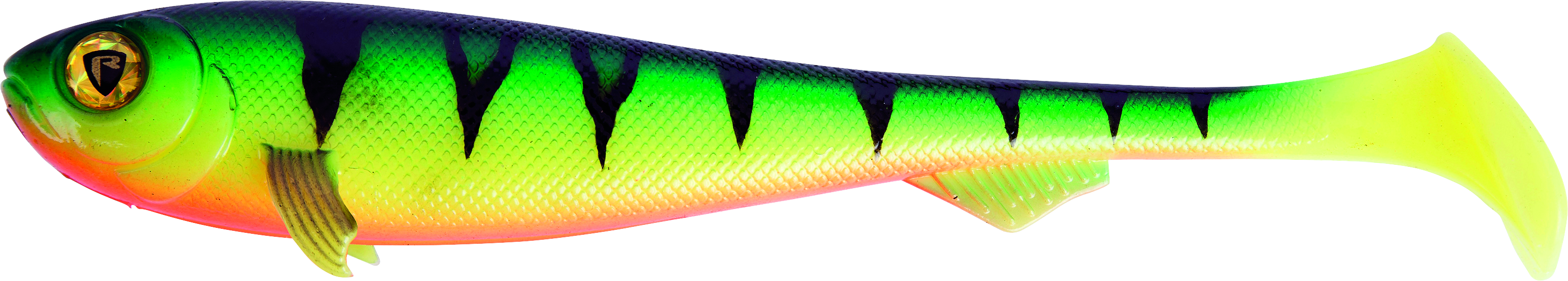 Super Slick Shad 28cm 11in UV Firetiger