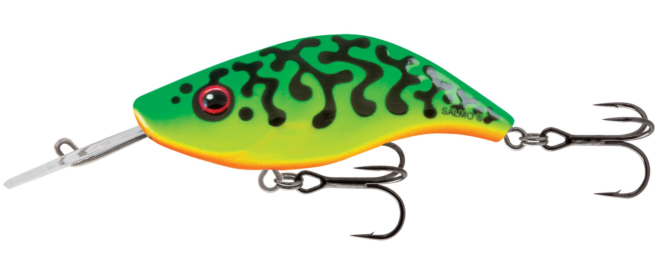 Sparky Shad 4cm Floating GREEN TIGER