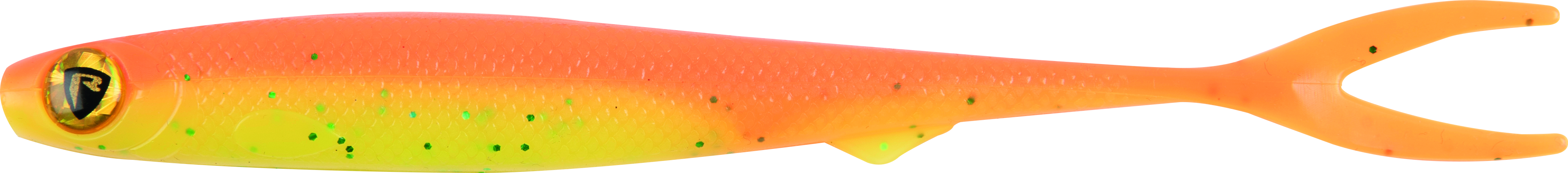 Slick Finesse Super Soft 20cm 7.9in UV Orange Chartreuse