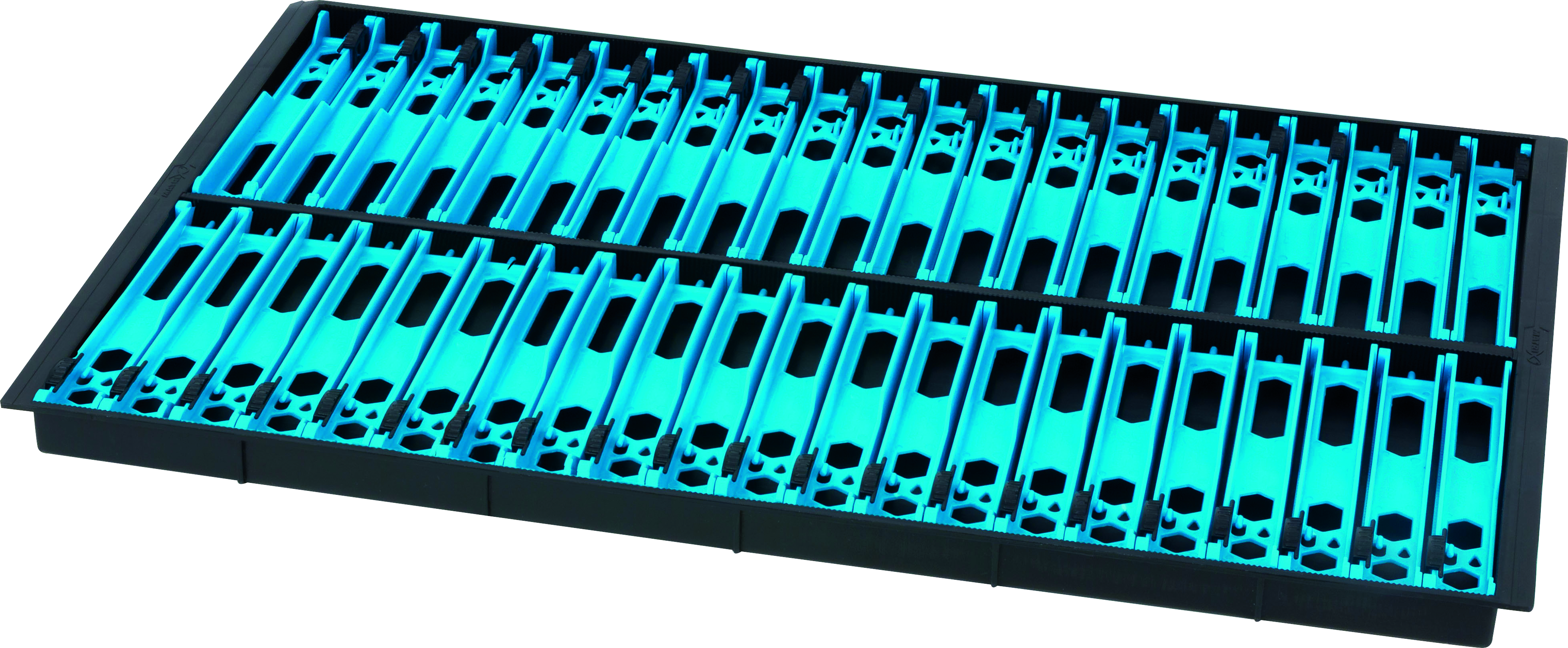 Pole Winders 130mm loaded Winder Tray blue