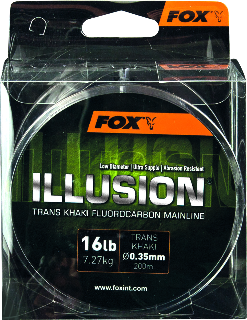 Edges Illusion Soft Main Line 200m 0.350mm 16lb 7.27kg trans khaki