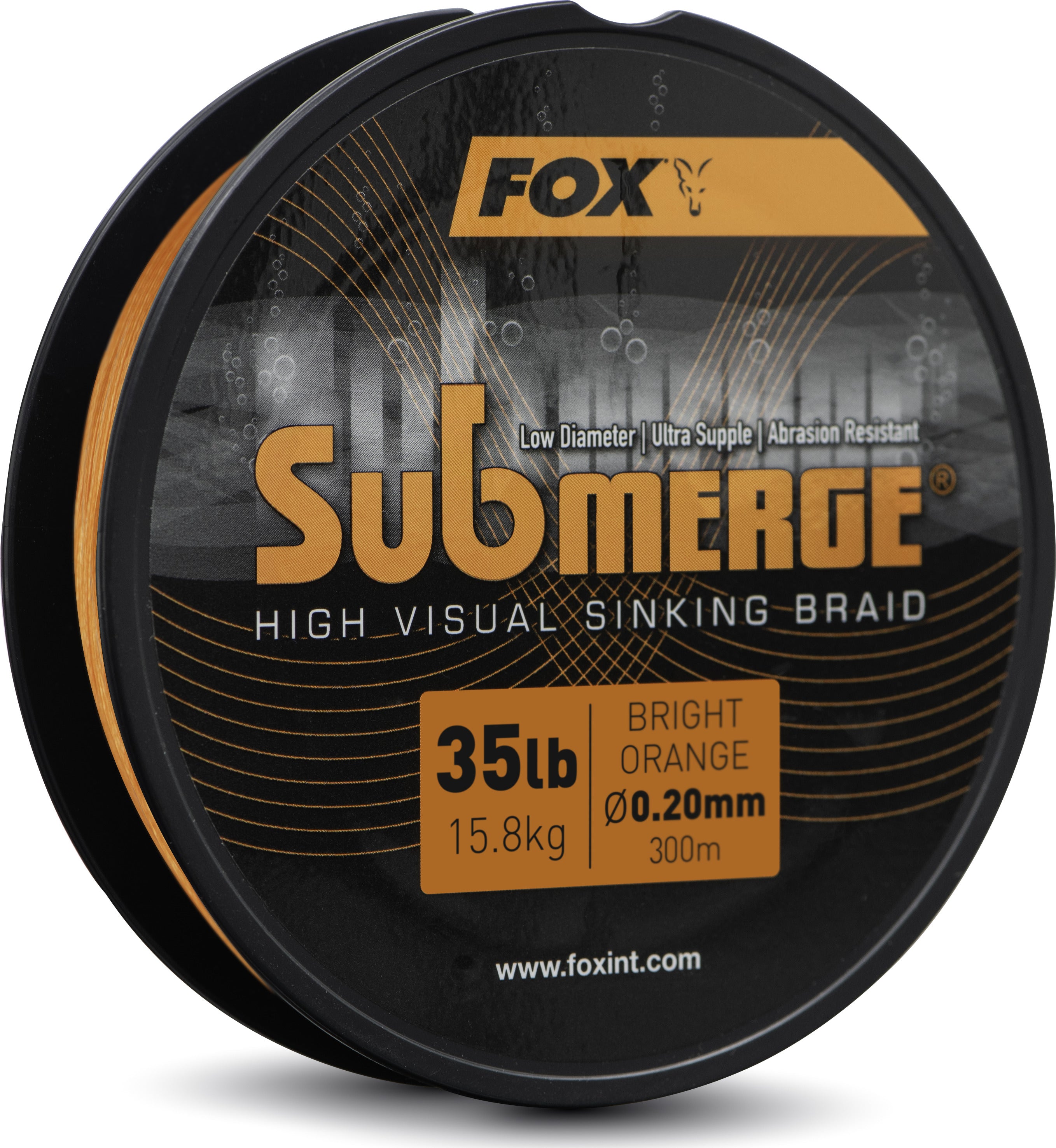 Submerge Orange Sinking Braid 300m 0.20mm 35lb 15.8kg