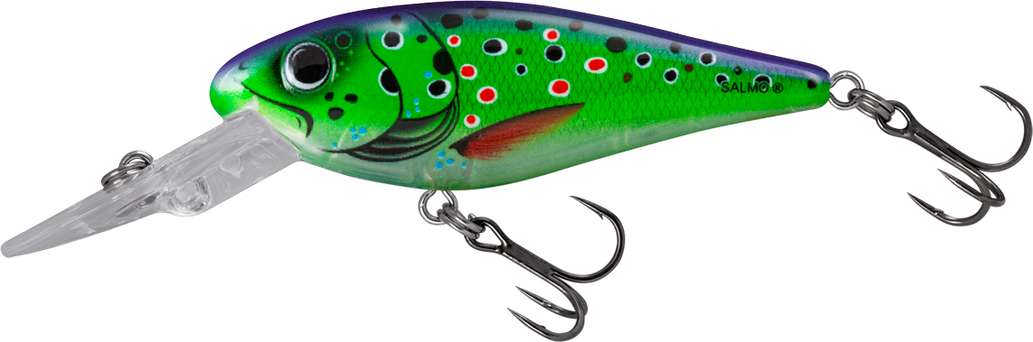 Rattlin’ Executors 5cm SDR Clear Purple Trout