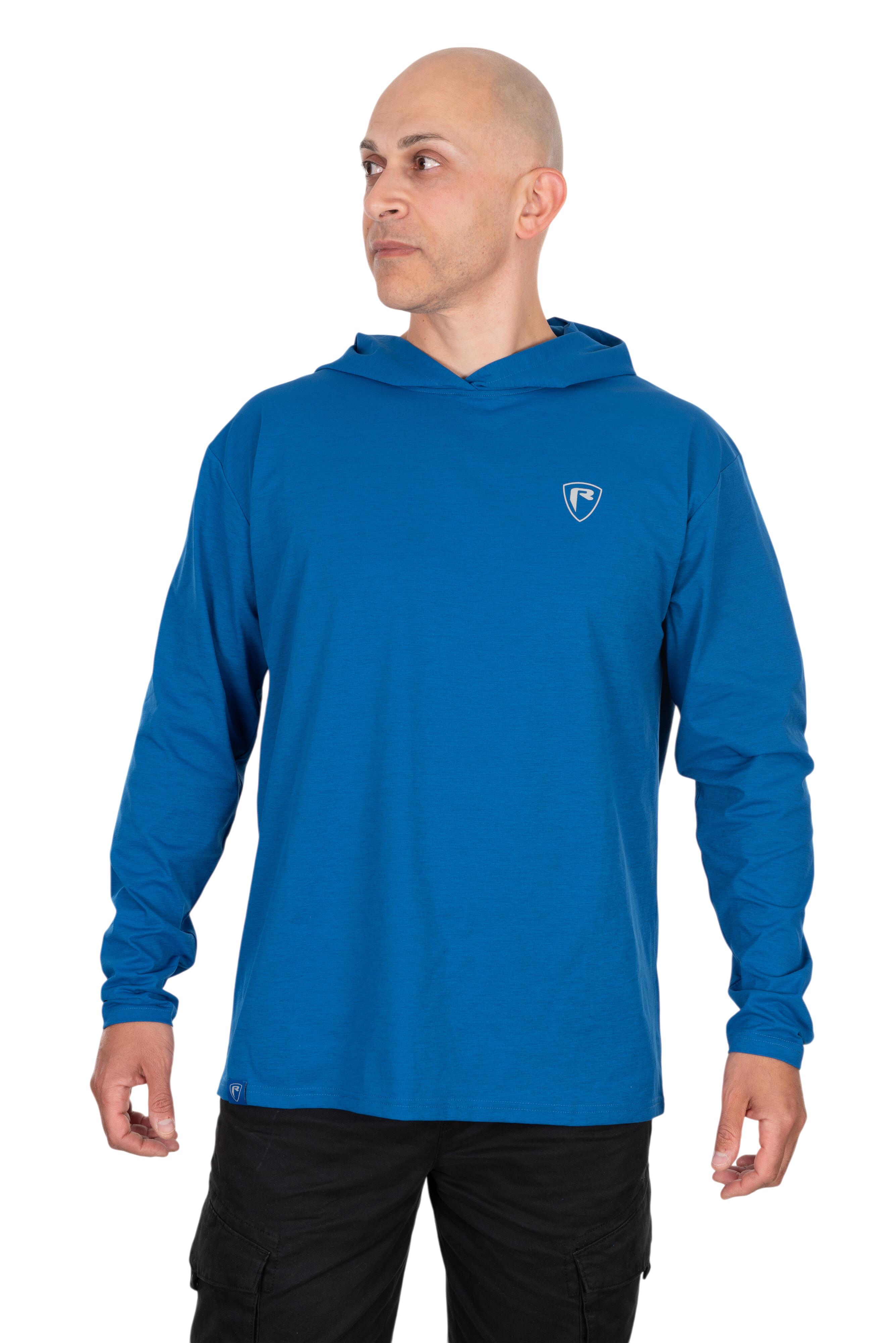 Bluză cu glugă Blue Hooded T Large