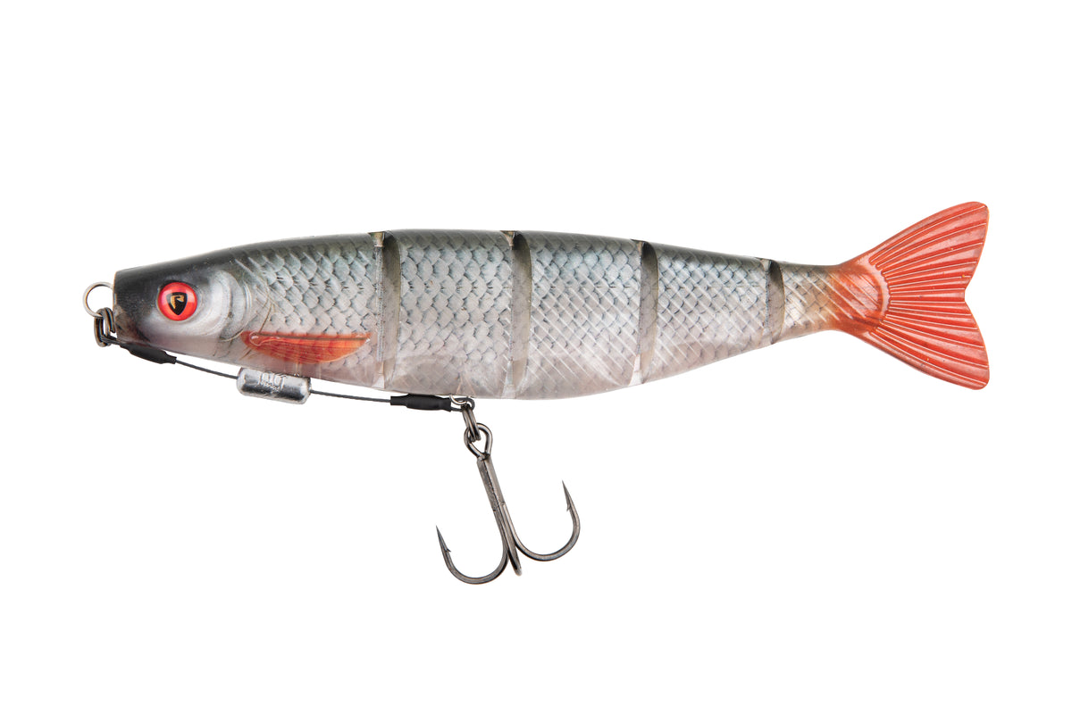 Pro Shad Jointed Loaded 23cm 9in Ultra Natural Roach