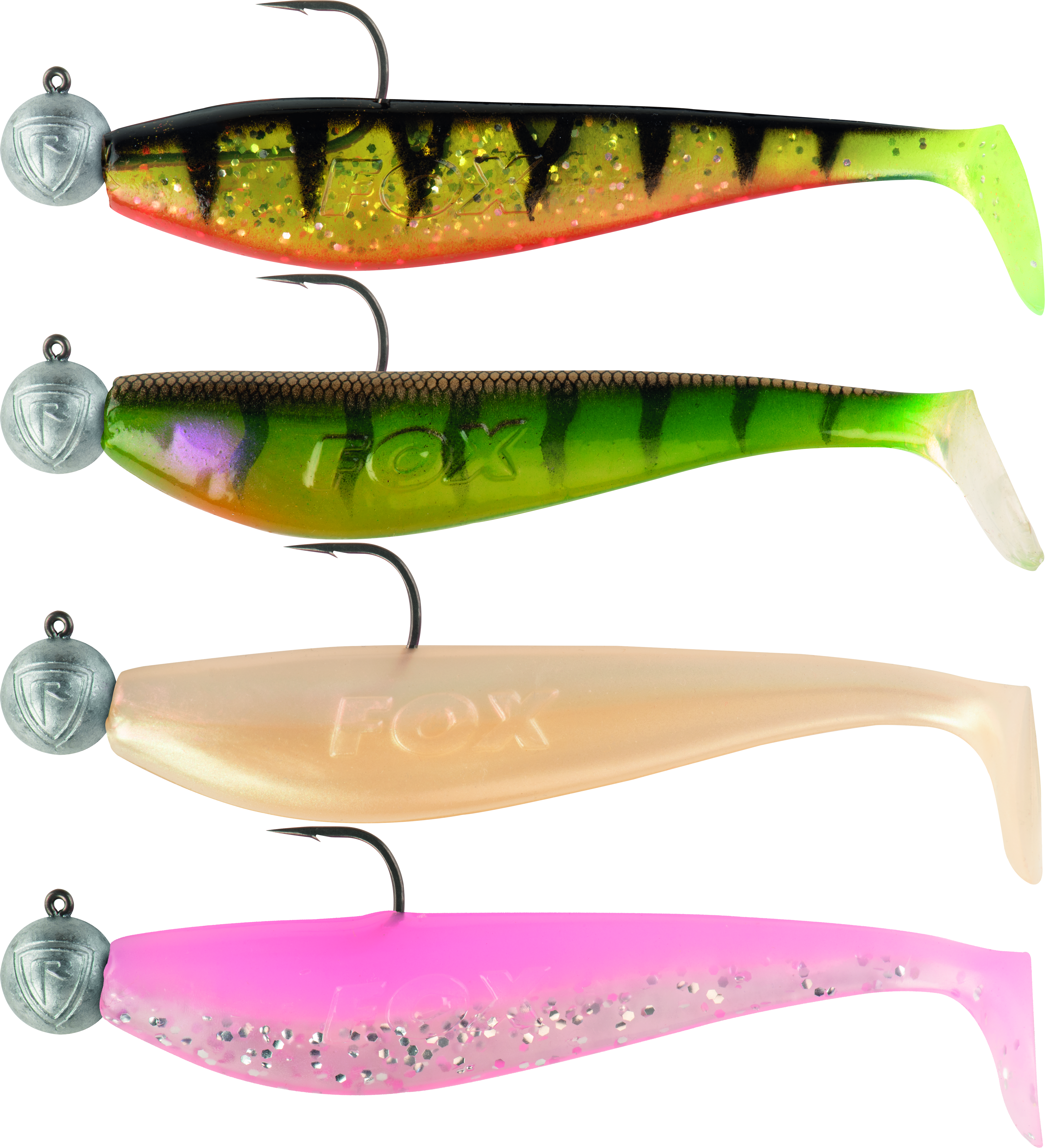 Zander Pro Shad Loaded UV Mixed Colour Packs 1 7cm 5g 1 0in
