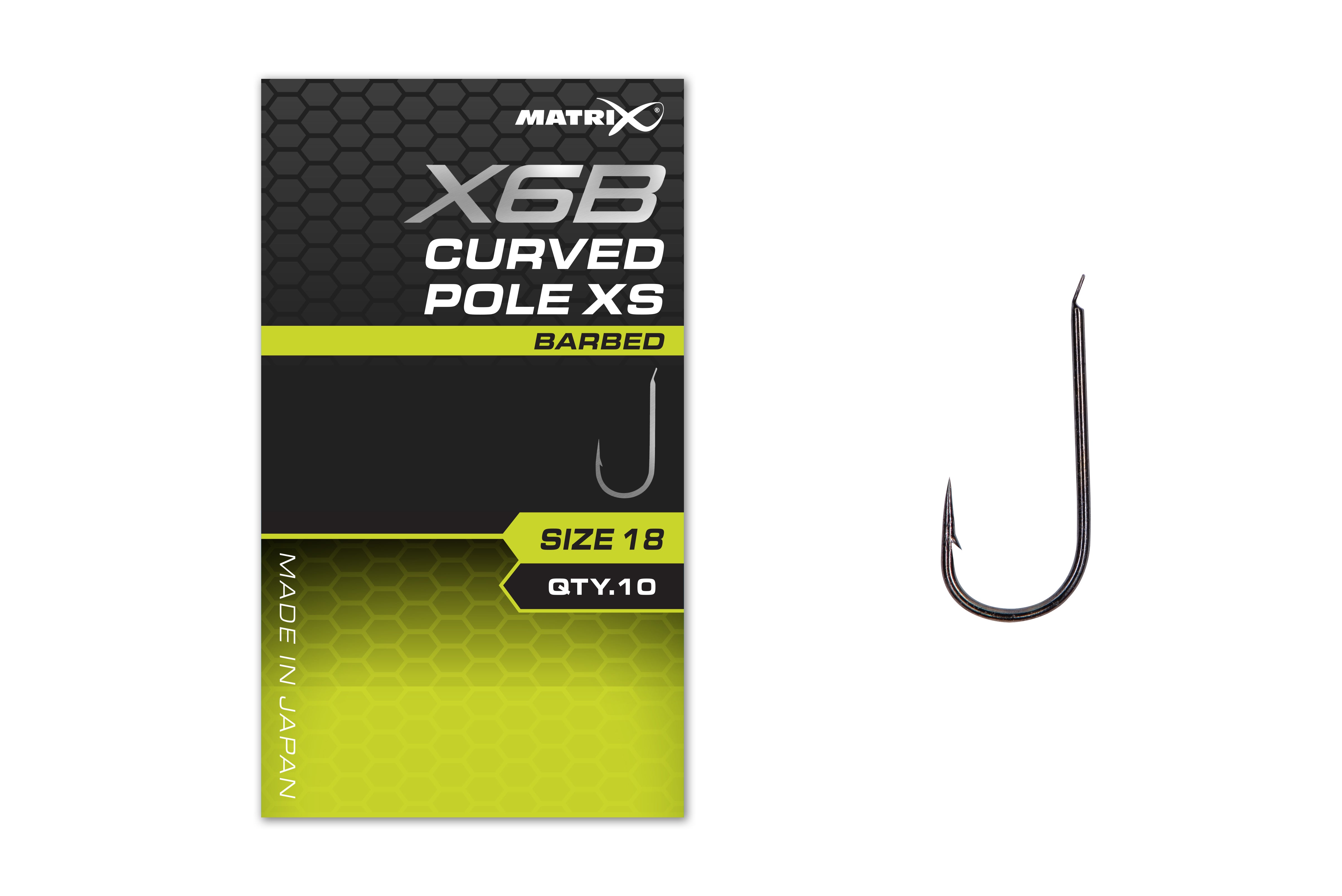 X6B Curved Pole XS Size 14 Barbed