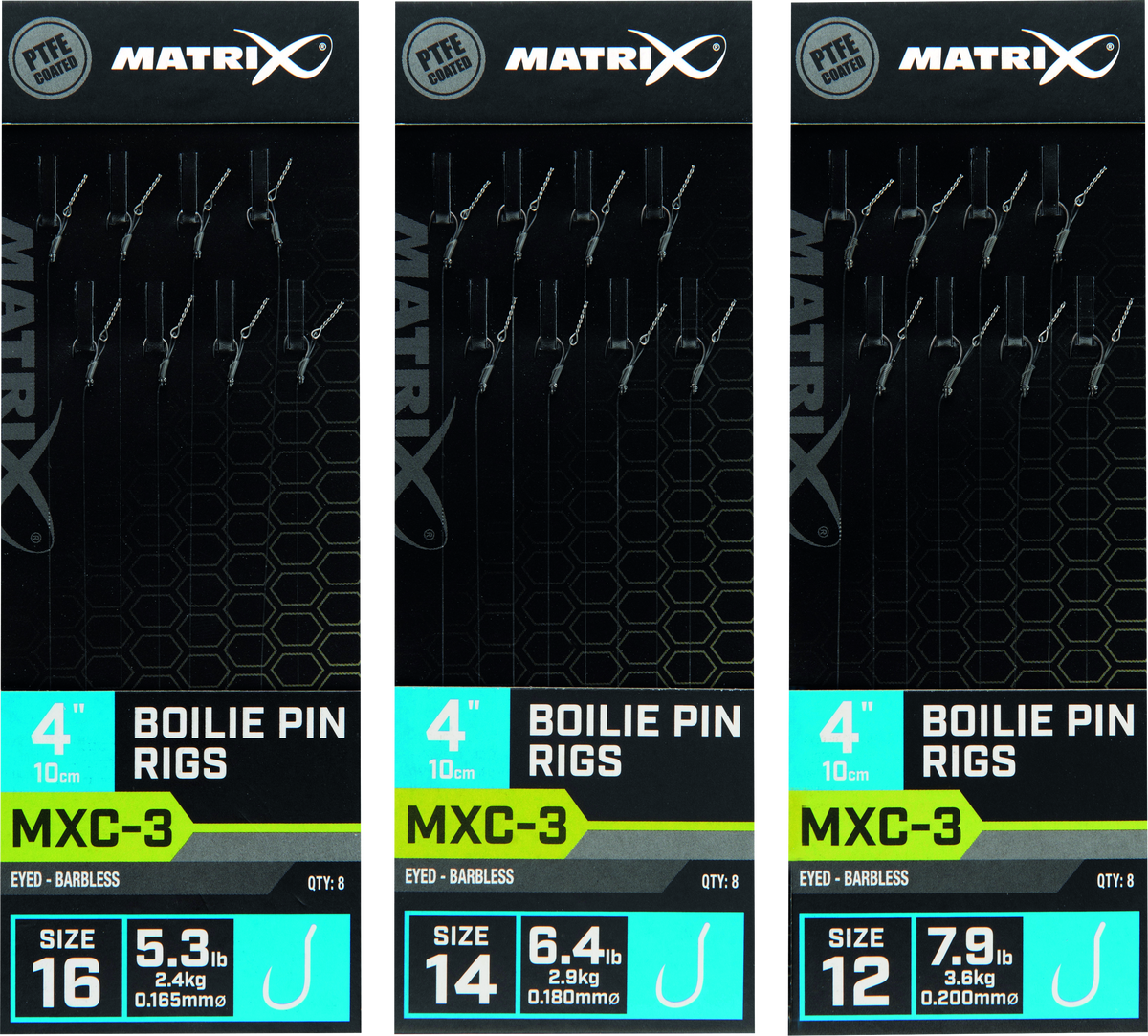 MXC-3 Size 14 0.18mm 4 10cm Barbless Boilie Pin