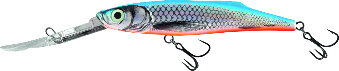 Freediver Super Deep Runner Floating 9cm Silver Blue