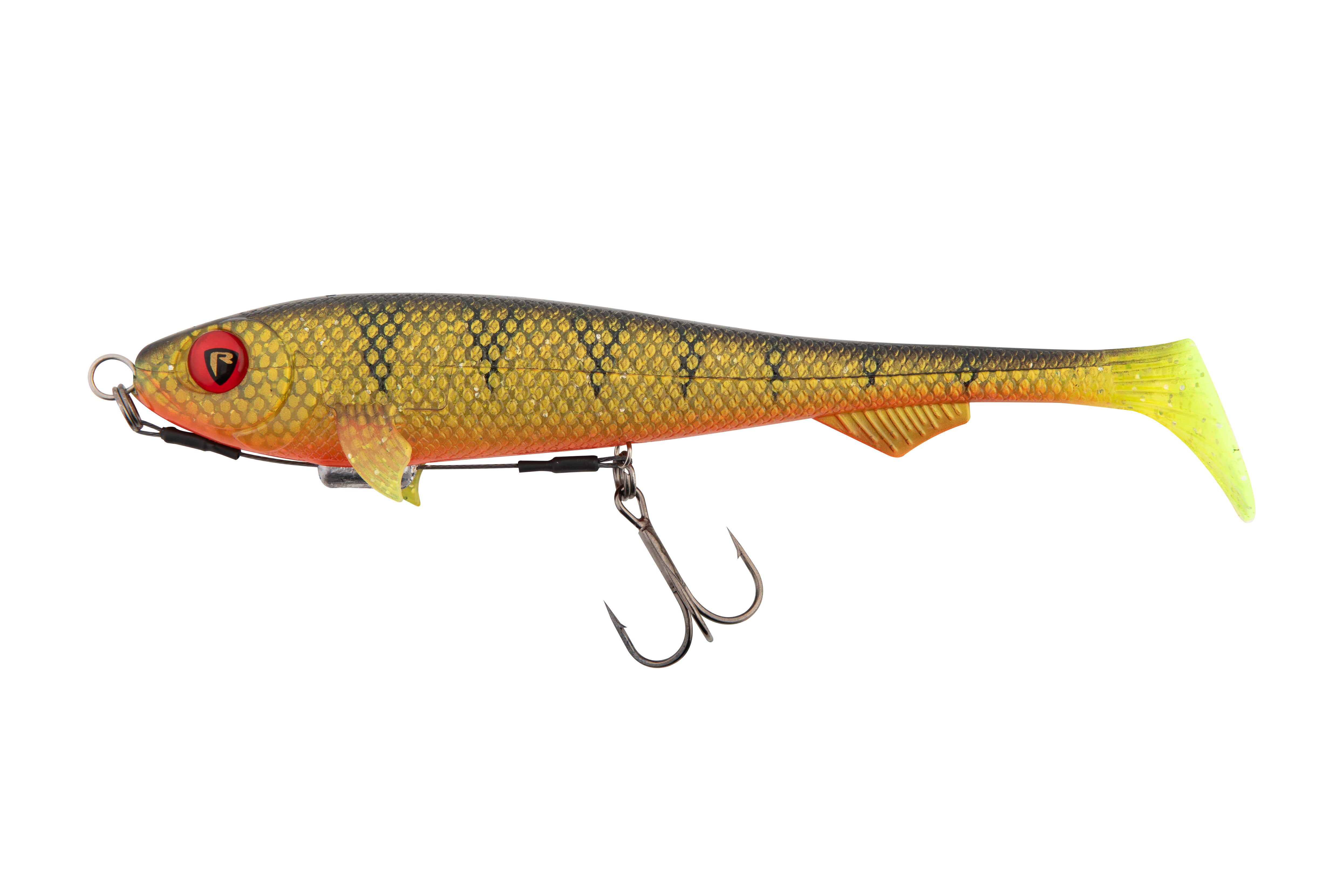 Super Slick Shad 18cm 7in Loaded UV Natural Perch