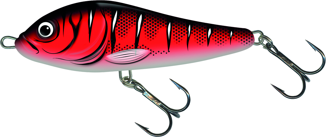 Rattlin' Slider Sinking 11cm Sinking Red Wake