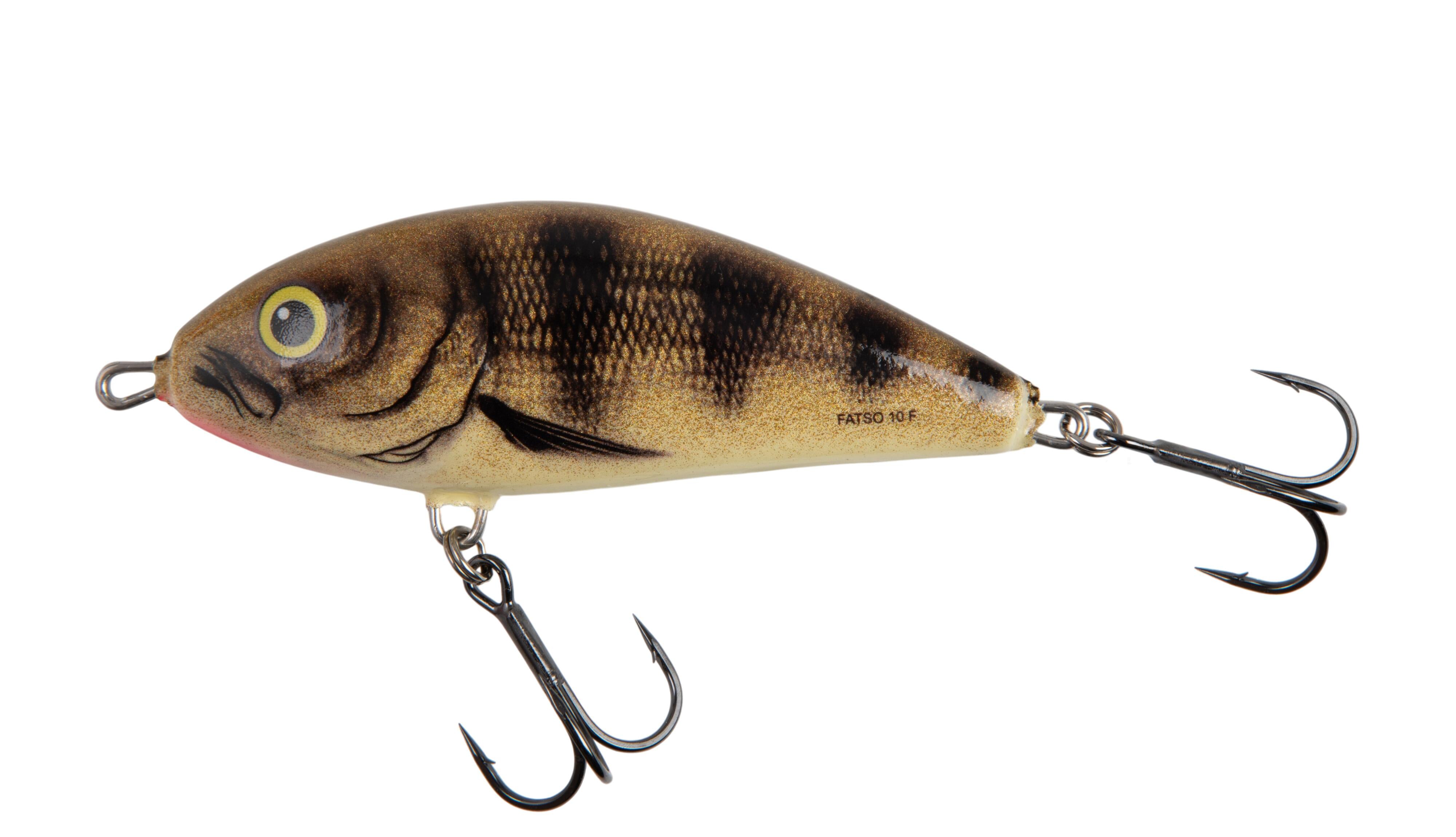 Vobler scufundător Fatso 10cm Sinking Emerald Perch