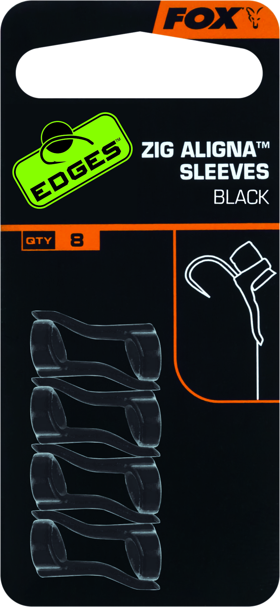 Edges Zig Aligna Sleeves red 8pcs