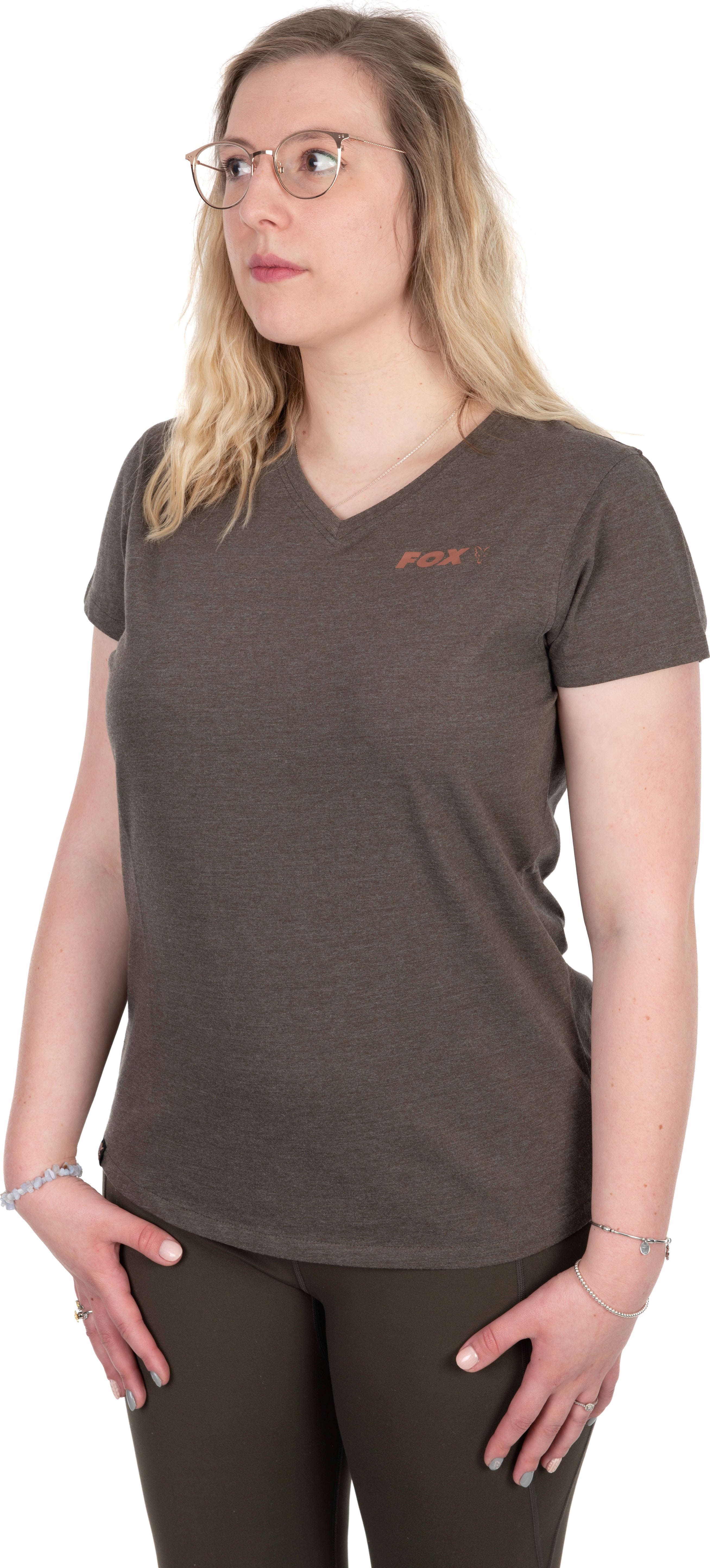 Womens V-Neck T M 12-14