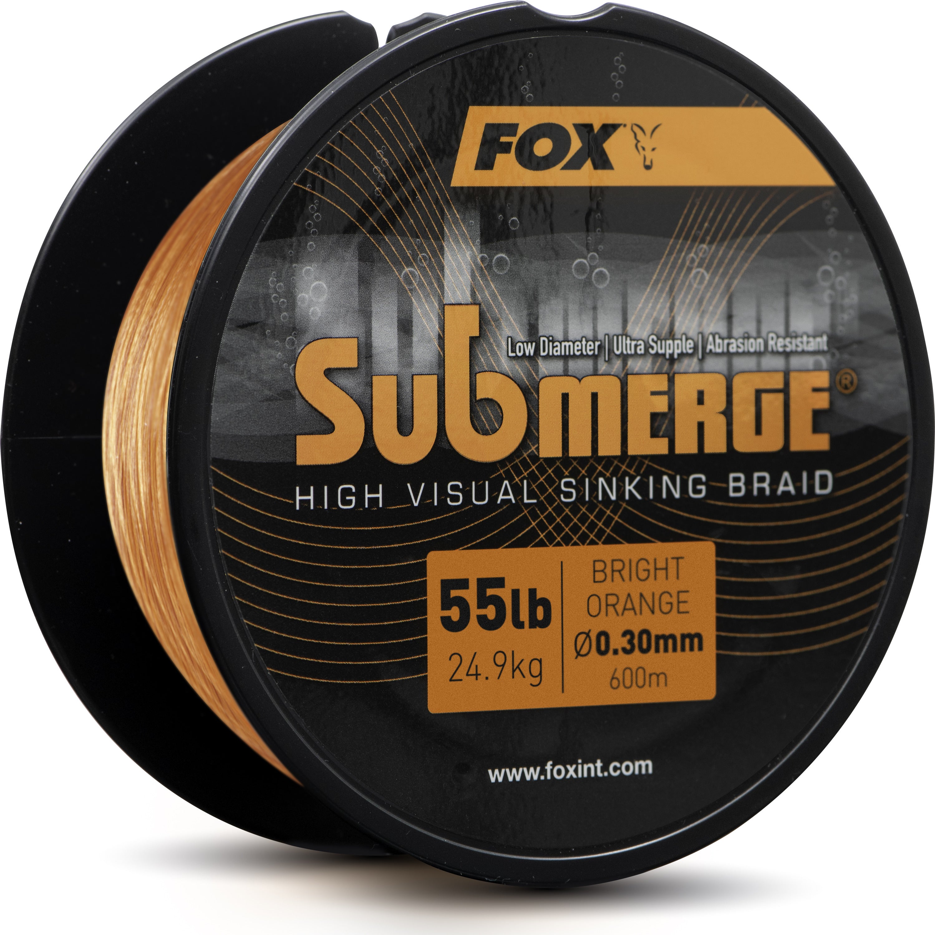 Submerge Orange Sinking Braid 600m 0.30mm 55lb 24.9kg