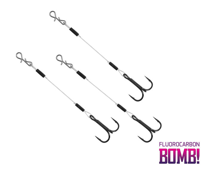 BOMB! Twisto RIGS Fluorocarbon / 3buc #6/8cm