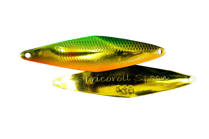 OSCILANTA TRICOROLL 6,8CM/14G GREEN GOLD AYU