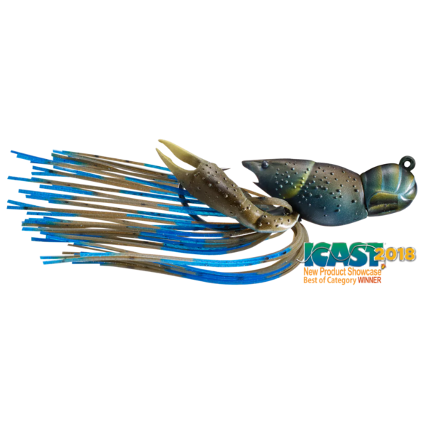 HOLLOW CRAWFISH JIG 4CM/11G 147 MUD/BLUE