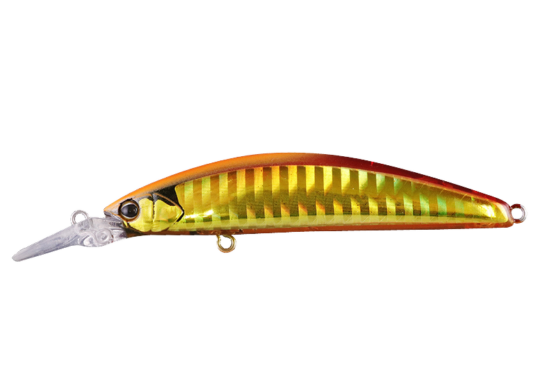 VOBLER TRICOROLL GT 72MD-F 7,2CM/6,6G SIGHT RED & GOLD