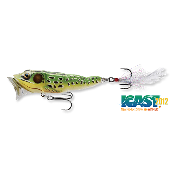 FROG POPPER 6,5CM/7G GREEN/YELLOW