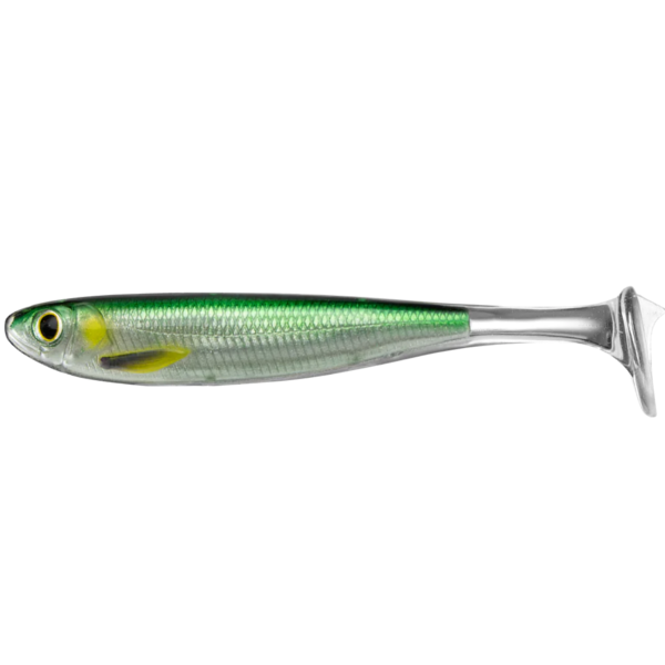 SLOW-ROLL MULLET PADDLE TAIL 10CM 716 SILVER