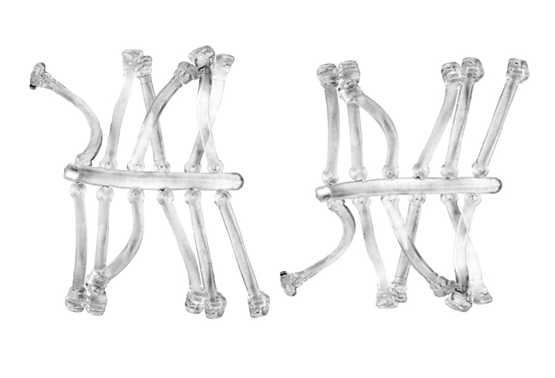Opritoare elastice momelă 25mm transparent