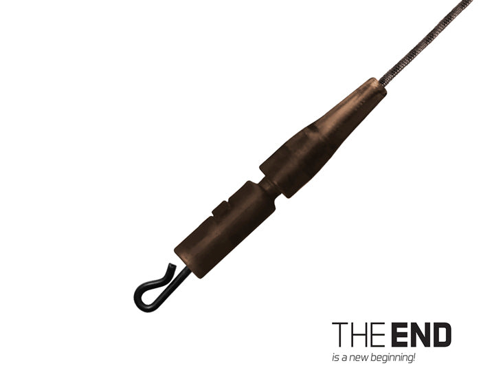 Montură THE END Leadcore + PIN clip / 3buc 1m