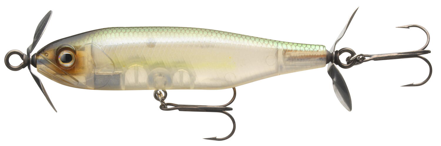 NALUCA STEEZ PROP 85F 8,5CM/12,7G NATURAL GHOST SHAD