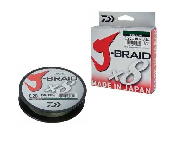 J-BRAID X8 VERDE 006MM/4KG/150M