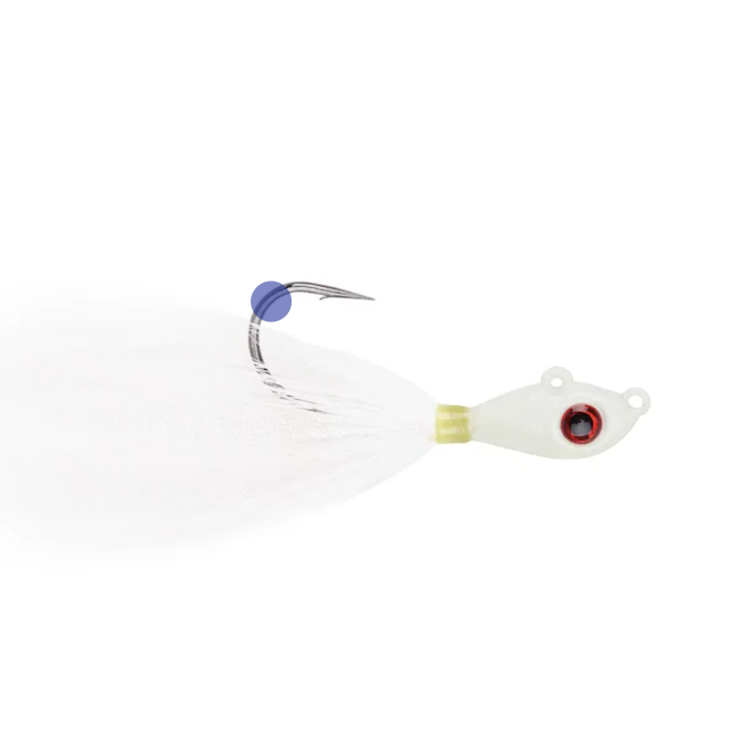 JIG BIG EYE BUCKTAIL GREEN GLOW/WHITE GLOW 3,5G