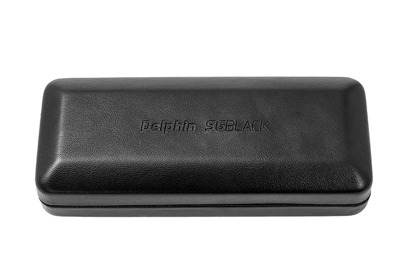 Ochelari de soare polarizați Delphin SG BLACK lentile portocalii