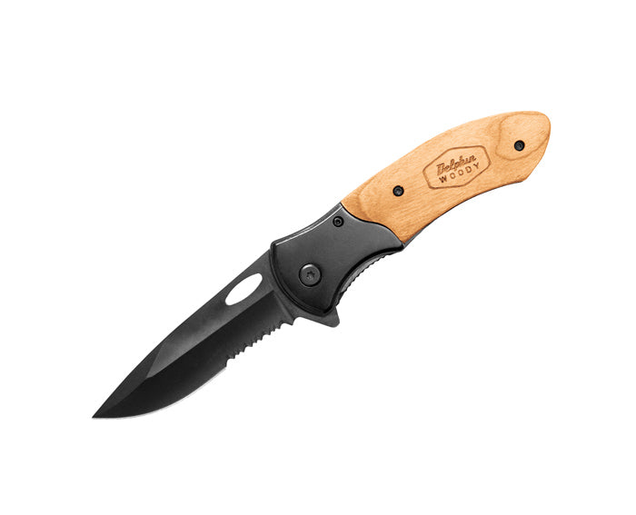 Cuțit pliabil Delphin WOODY lamă 8,5cm