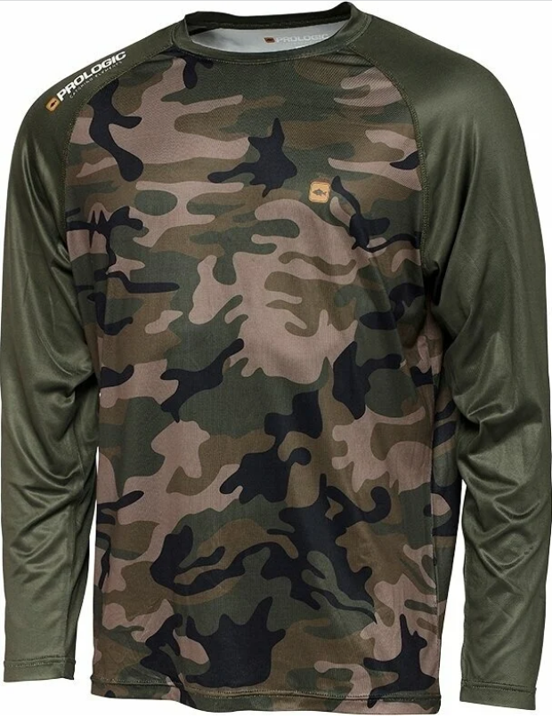 BLUZA UV CAMO/GREEN LONG SLEEVE MAR.M