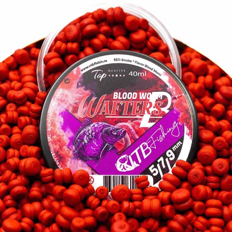 Wafters VTBFishing Blood Worm 5/7/9mm