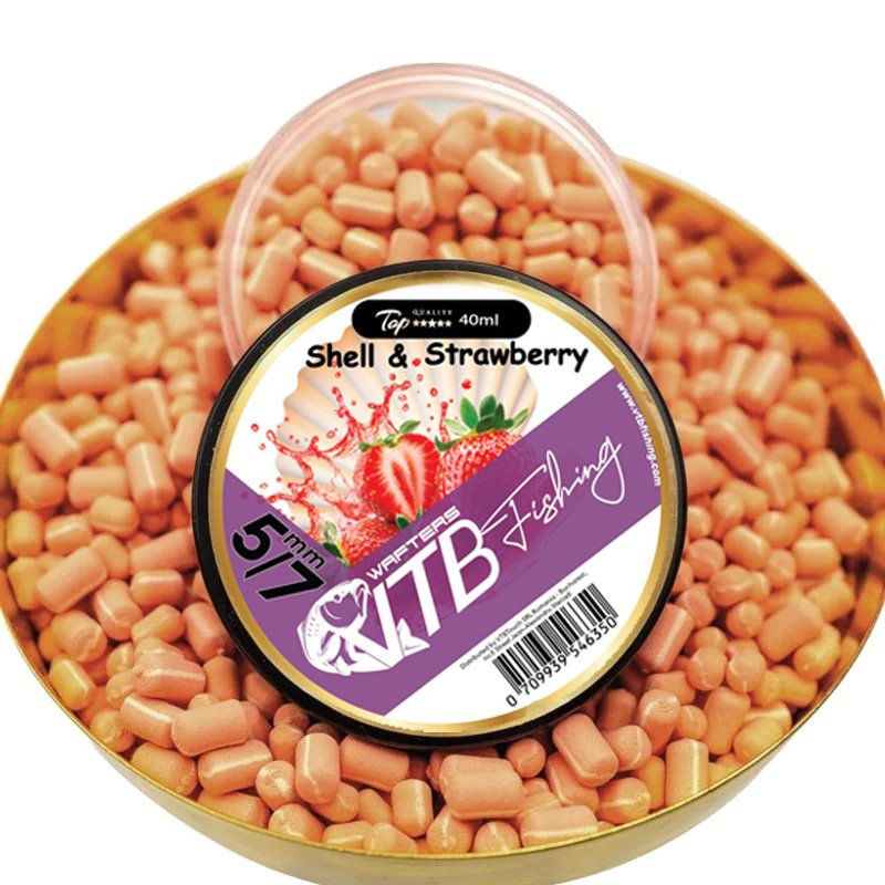 Wafters VTBFishing Shell & Strawberry 5/7mm