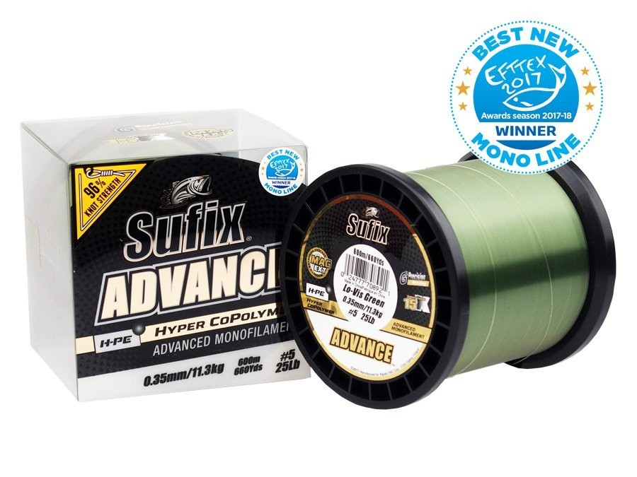 ADVANCE 1000M WINDING 0.30MM 8.2KG 3.5 18LB GREEN
