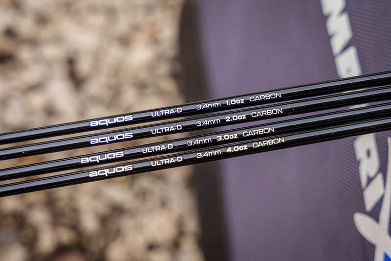 Aquos Ultra D Feeder Rods