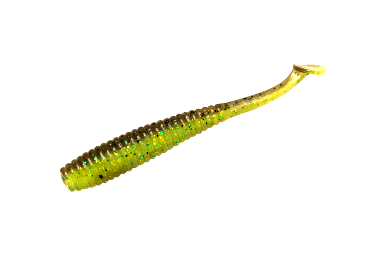 I SHAD TAIL 2.8INCH GREEN PUMPKIN/CHART 6BUC/PL
