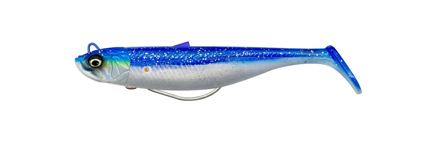 SHAD MINNOW WL 12,5CM/28G SINKING BLUE PEARL 2+1