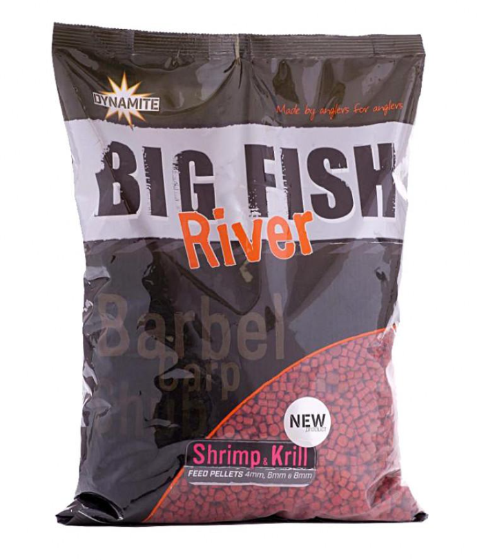 Big Fish River - Shrimp & Krill pellets 4/6/8mm 1,8kg