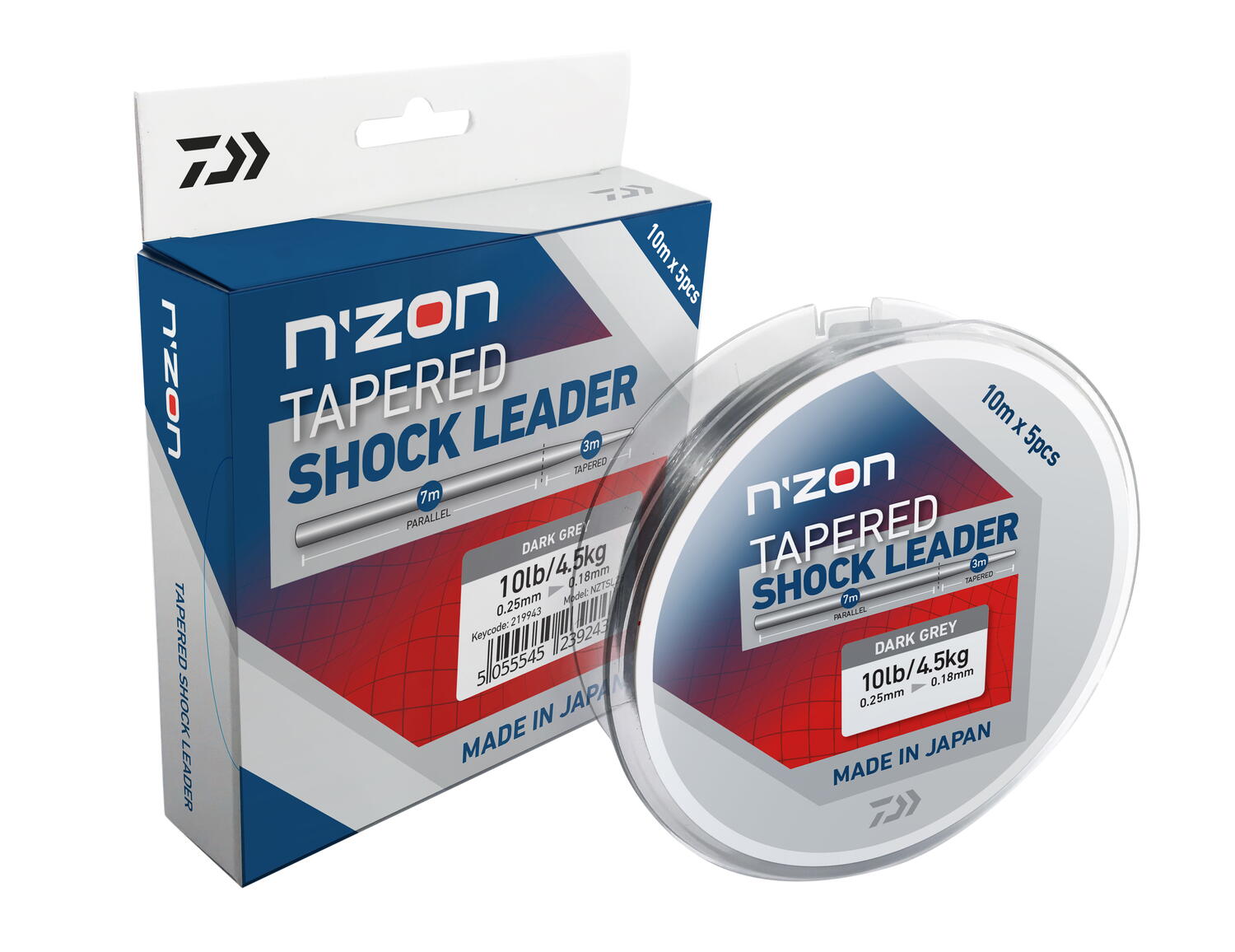 FIR NZON TAPERED SHOCK LEADER 022-030MM/10M