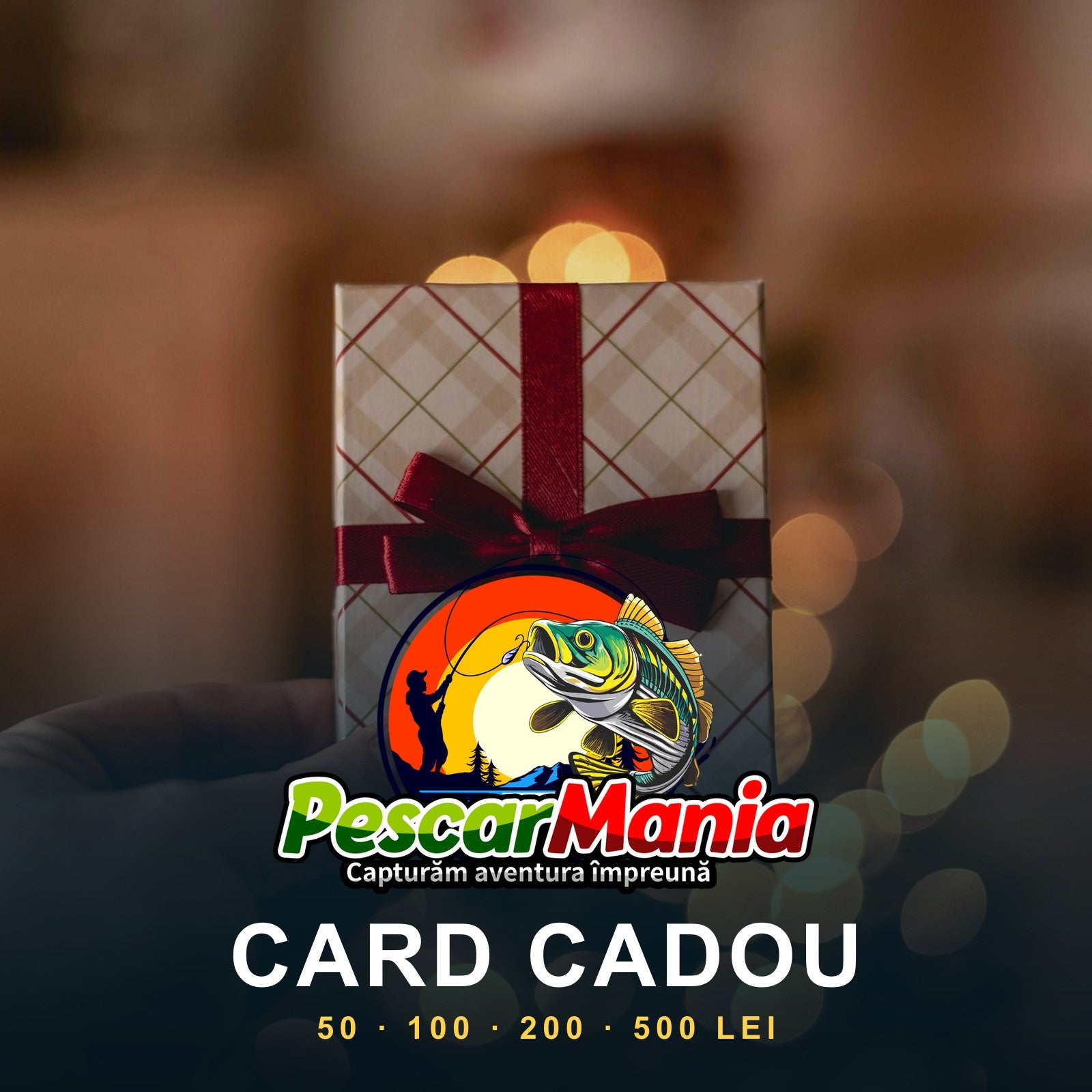 Card Cadou PescarMania.ro - cardul cadou perfect pentru pescari